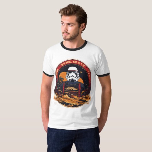 Mannen T-shirt (Voorkant volledig)