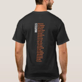 Mannen T-shirt 2011-2012 (Achterkant)