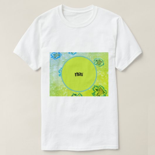 Mannen t-shirt artistiek (Design voorkant)