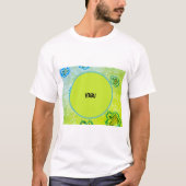 Mannen t-shirt artistiek (Voorkant)