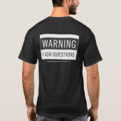 Mannen T-shirt: Atheïstische slogan van Jason Greg T-shirt (Achterkant)