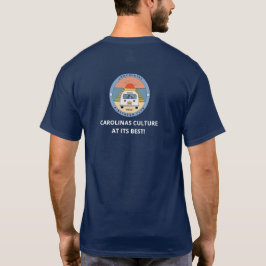 Mannen T-shirt bedrukt terug