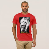 Mannen T-shirt Bella Canvas Korte hoes Rood (Voorkant volledig)