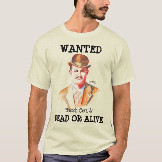 Mannen T-Shirt-Butch Cassidy T-shirt (Voorkant)