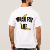 Mannen T-shirt Carbivore Vegan (Achterkant)
