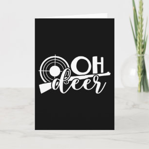 Mannen T-Shirt Design Print Oh hert Kaart