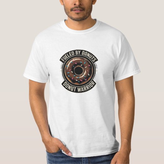 Mannen T-shirt – Donut (Voorkant)