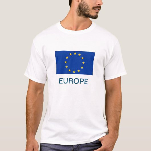 Mannen T-Shirt Europe (Voorkant)