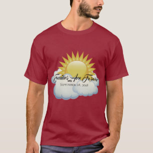 Mannen-T-Shirt-families zijn altijd T-shirt