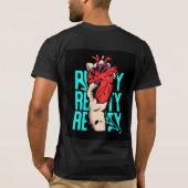 mannen T-shirt Focus je droom (Achterkant)