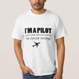 Mannen T-Shirt - Funny Aviation Quote