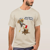 Mannen T-Shirt - Funny Thanksgiving Turkije (Voorkant)