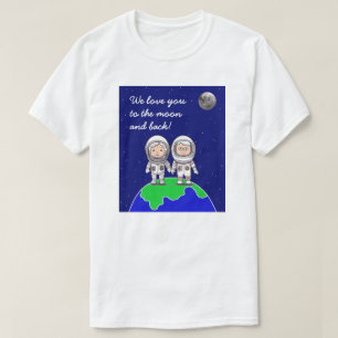 mannen-T-Shirt Grootouder Astronauten van Jo Afbee T-shirt