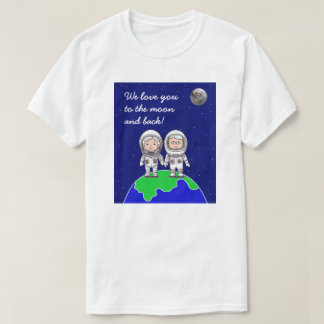 mannen-T-Shirt Grootouder Astronauten van Jo Afbee T-shirt