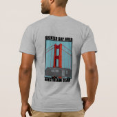 Mannen T-shirt, grote logo op achterzijde T-shirt (Achterkant)