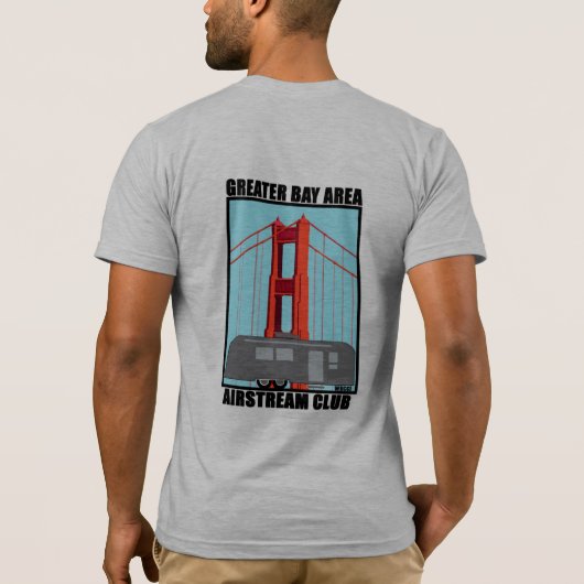 Mannen T-shirt, grote logo op achterzijde T-shirt (Achterkant)