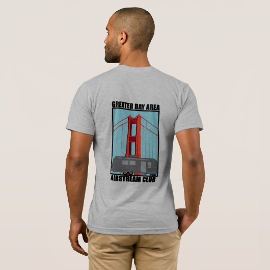 Mannen T-shirt, grote logo op achterzijde T-shirt (Achterkant volledig)