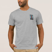 Mannen T-shirt, grote logo op achterzijde T-shirt (Voorkant)