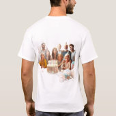 Mannen T-shirt halloweenfeest (Achterkant)