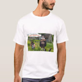 mannen t-shirt Happy Thanksgiving kalkoen (Voorkant)