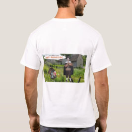 mannen t-shirt Happy Thanksgiving kalkoen