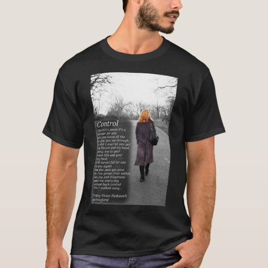 Mannen T Shirt Huiselijk misbruik (Voorkant)