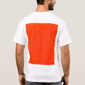 Mannen T-shirt Ik zei Boo Design. (Achterkant)
