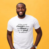 Mannen T-Shirt Inspirerend quote