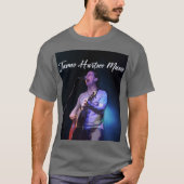 Mannen T-shirt - James Hartsoe Muziek zingen (Voorkant)