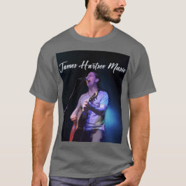 Mannen T-shirt - James Hartsoe Muziek zingen