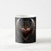 Mannen T-shirt Koffiemok (Center)