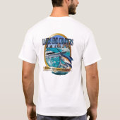 Mannen T Shirt Lands End Charters (Achterkant)