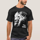 Mannen T-shirt legant Koning Pop Kunst Lion Head (Voorkant)