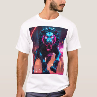 Mannen T-shirt Lion Rage