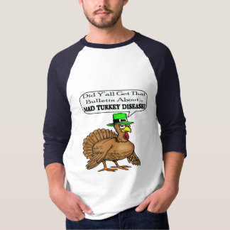 Mannen T-Shirt - Mad Turkey Disease