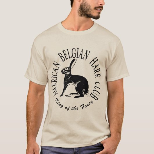 Mannen T-Shirt met ABHC-Logo (Voorkant)