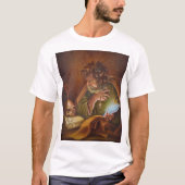 Mannen t-shirt met bedrukte hedendaagse kunst (Voorkant)