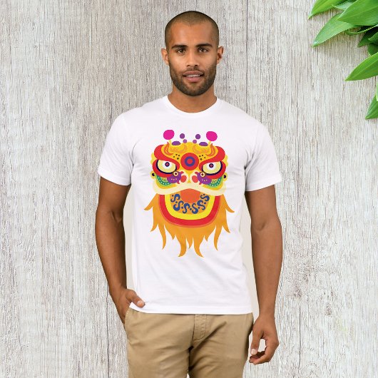 Mannen T-shirt met Chinees voetafdruk