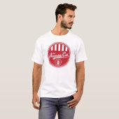 Mannen T-shirt met de Logo van de Vraag van de Ass (Voorkant volledig)