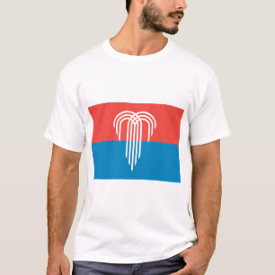 Mannen T Shirt met de vlag van Kansas City