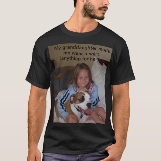 Mannen T-shirt met foto (Voorkant)