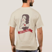 Mannen T-shirt met klokkenluider (Achterkant)