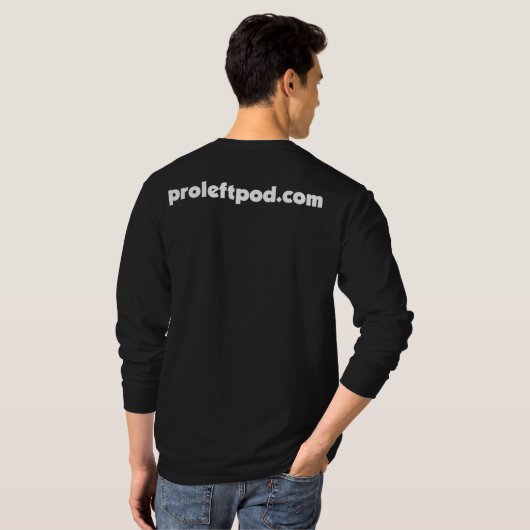 Mannen T-shirt met lange beschermstroming - de cor (Achterkant volledig)