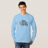 Mannen T-shirt met lange hoes (Voorkant volledig)