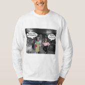 mannen t-shirt met lange mouwen. Happy Birthday ko (Voorkant)