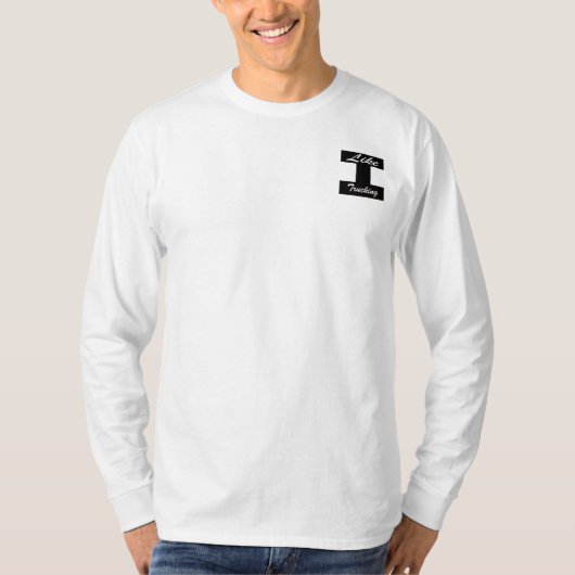 Mannen-T-shirt met lange mouwen w / Logo T-shirt (Voorkant)