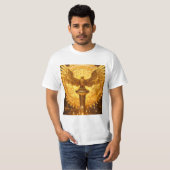 Mannen T-Shirt met Majestic Eagle Design - (Voorkant volledig)