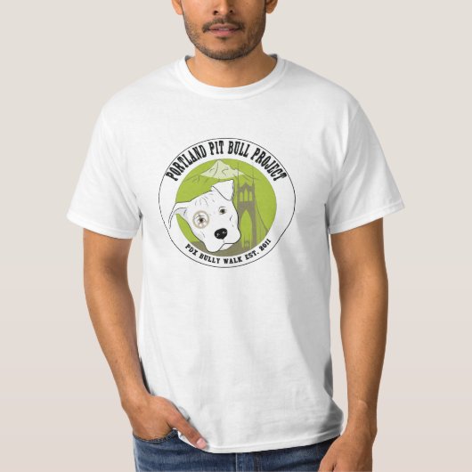 Mannen T-shirt met PPBP-Logo (Voorkant)