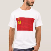 MANNEN T-shirt met vlag van de USSR (Voorkant)