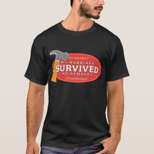 Mannen T-Shirt - Mijn huwelijk is overleven